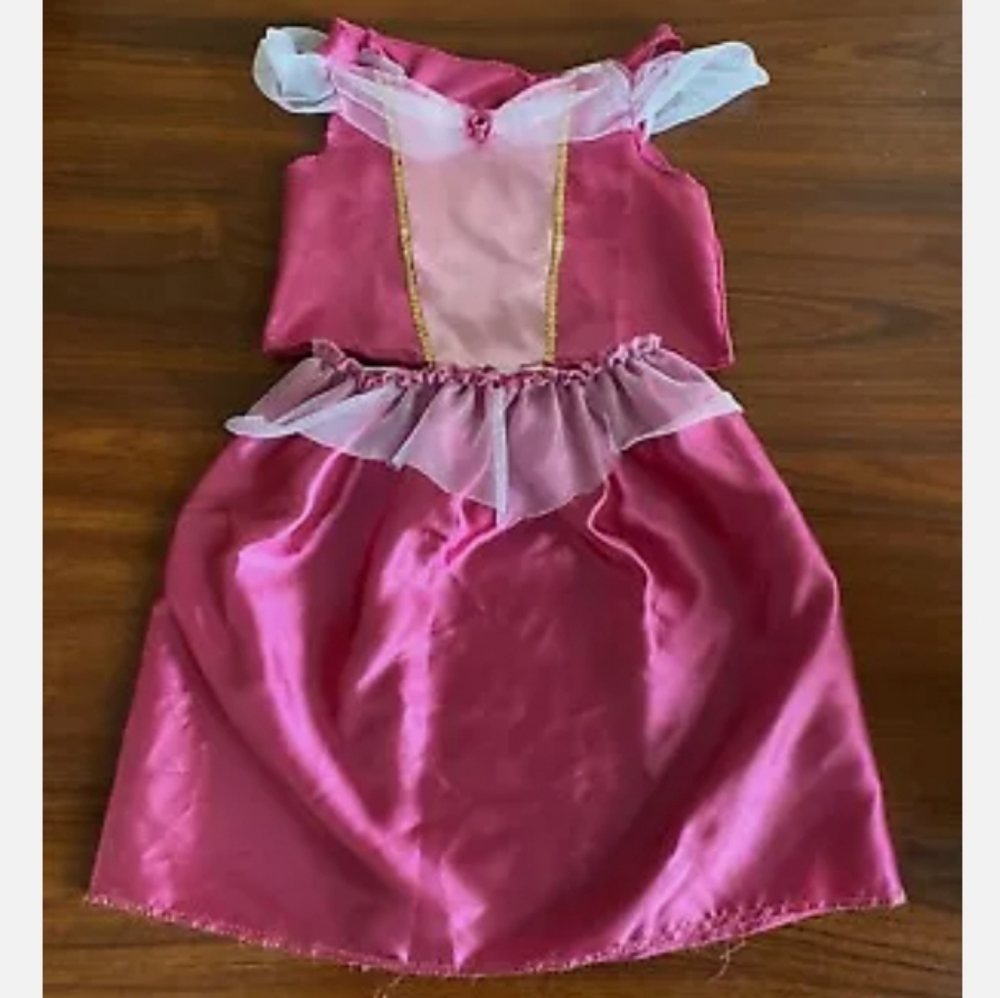 DISNEY Princess Sleeping Beauty 2pc Dress Up a Aurora Girl Costume Halloween NWT - Picture 5 of 11